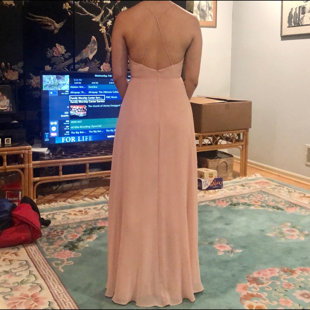 Jenny Yoo Farrah dress in Rosewater - Picture 4 of 5
